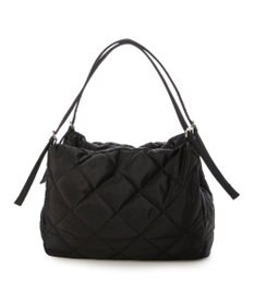 UNBILLION カシュカシュ cachecache / ナイロンキルティング2本手ホーボーバッグ