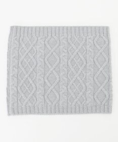J.PRESS LADIES 【WEB限定・洗える】VICTORIAアランニット ネックウォーマー