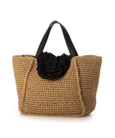 UNBILLION カシュカシュ cachecache / フリルフラップスクエアトート カゴバッグ