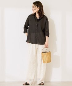 AMERICAN HOLIC シアーボイルレギュラー7分袖シャツ