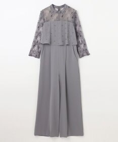 GRACE CONTINENTAL 刺繍ワイドサロペット