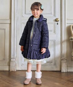 ANY KIDS 【フード取り外し/洗濯機可能】Aラインコート