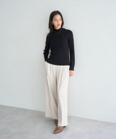 YECCA VECCA ハイネックリブニット