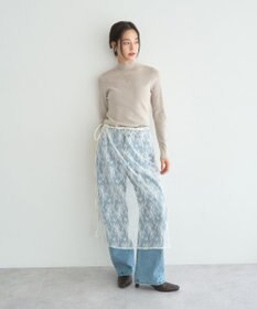 YECCA VECCA ハイネックリブニット