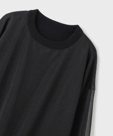 GRACE CONTINENTAL シアーニットトップ