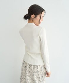 YECCA VECCA ハイネックリブニット