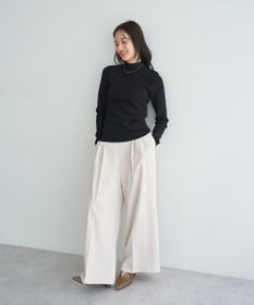 YECCA VECCA ハイネックリブニット