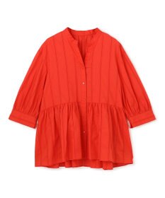 UNFILO ペプラム ギャザーブラウス