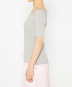 uncrave 【ご好評につき追加生産】ドライタッチ ニット オフショル トップス（uncrave WHITE）