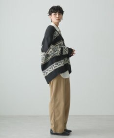 AMERICAN HOLIC ノルディック柄Ｖネックニットカーディガン