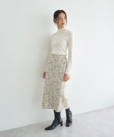 YECCA VECCA ハイネックリブニット