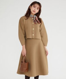 Feroux 【セットアイテム】パフスリーブニット セットアップ