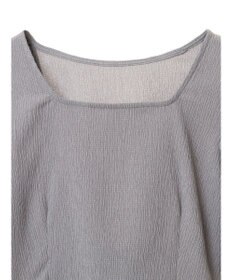 earth music&ecology ＳＥＴ２点バックリボンブラウス＋フレアスカート