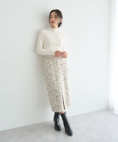 YECCA VECCA ハイネックリブニット