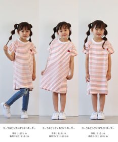 ANY KIDS 【ke ke ke】GOOD MORNING ボーダーチュニック ワンピース