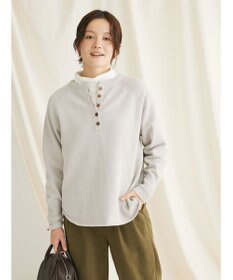 CRAFT STANDARD BOUTIQUE ７Ｇモールニット　ヘンリーＰＯ　Ｌ／Ｓ