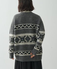 AMERICAN HOLIC ノルディック柄Ｖネックニットカーディガン