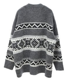 AMERICAN HOLIC ノルディック柄Ｖネックニットカーディガン