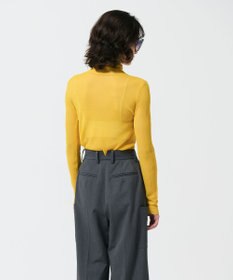 GRACE CONTINENTAL シアーリブタートルトップ