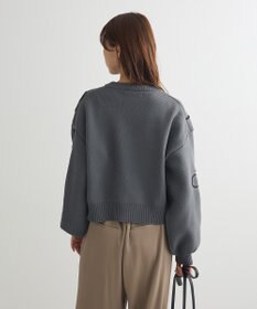 Green Parks ・ＥＬＥＮＣＡＲＥ　ＤＵＥ　コード刺繍花柄ニット