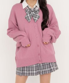 WEGO 【SCHOOLITEM】ニットカーディガン