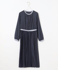 ANY SIS L 【2WAY】バイカラープリーツ ワンピース