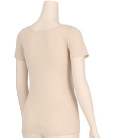 Wing インナー 綿100％ 抗菌防臭(身生地) フラット仕上げ(裾・袖口) 【綿100％ ひびきにくいタイプ】 3分袖 半袖 春 夏 EL1375 ウイング／ワコール