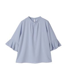 earth music&ecology ラッフル７分袖ブラウス