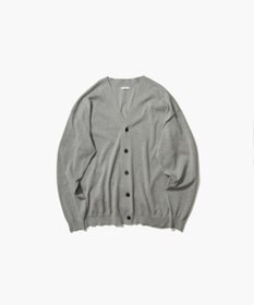 ATON COTTON WASHI KNIT | オーバーサイズニットカーディガン - UNISEX