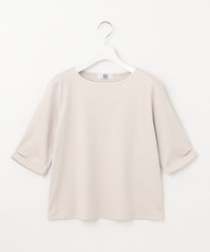 J.PRESS LADIES 【接触冷感・UVケア】スムースジャージー タックスリーブ カットソー