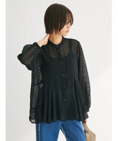 Green Parks アシメティアードブラウス