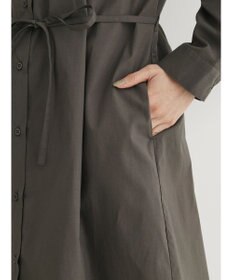 Green Parks ミドル丈シャツワンピースII