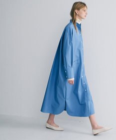 uncrave コットンクロスプレーン シャツワンピース