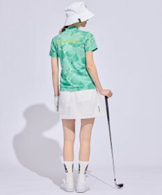 PW CIRCULUS 【MEN】WATER SURFACE プリントモックネックT ゴルフウェア レディース