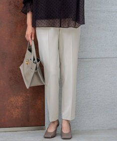 23区 【Oggi2月号掲載/新色追加】TRストレッチギャバ テーパードパンツ