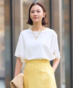 自由区 【好評につき新色追加・9色展開・洗える・XSサイズあり】クレープストレッチドルマン ニット