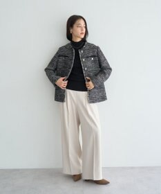 YECCA VECCA ハイネックリブニット