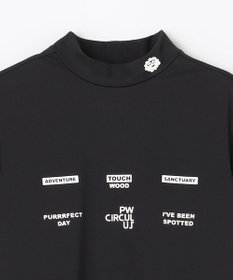 WOMEN】メッシュコンビ モックネック ゴルフウェア レディース / PW