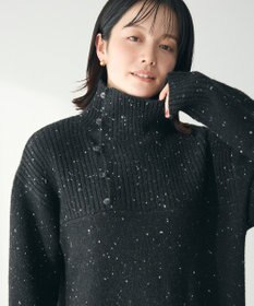 CRAFT STANDARD BOUTIQUE 洗える/ハイネックネップニットワンピース