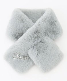 BIJOUX LOGO FUR TIPPET ティペット, アイボリー系, F