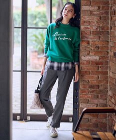 ANY L 【ウエストゴム】7days裏起毛テーパードパンツ