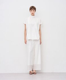 uncrave ブロードクロス ボウタイブラウス