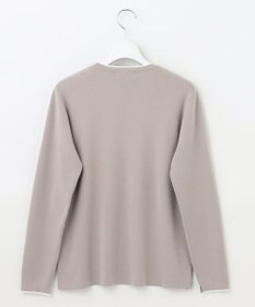 J.PRESS LADIES 【洗える】 レーヨンストレッチフルニードル ニット