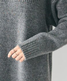 CRAFT STANDARD BOUTIQUE 洗える/ハイネックネップニットワンピース