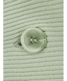 Green Parks ショート丈ミラノリブカーディガン