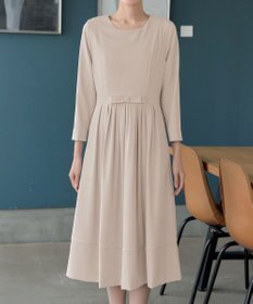 Tiaclasse L 【セレモニー・新色追加】リボンベルトフレアワンピース