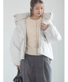 Te chichi 【宮本茉由着用】フードショートダウンジャケット