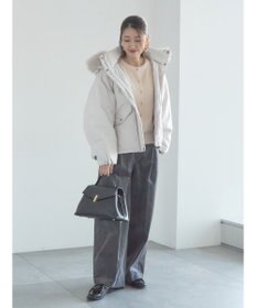 Te chichi 【宮本茉由着用】フードショートダウンジャケット