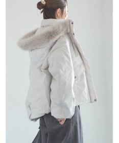 Te chichi 【宮本茉由着用】フードショートダウンジャケット