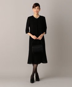 自由区 FORMAL 【人気NO.1 / 洗える】ボレロ風ワンピース